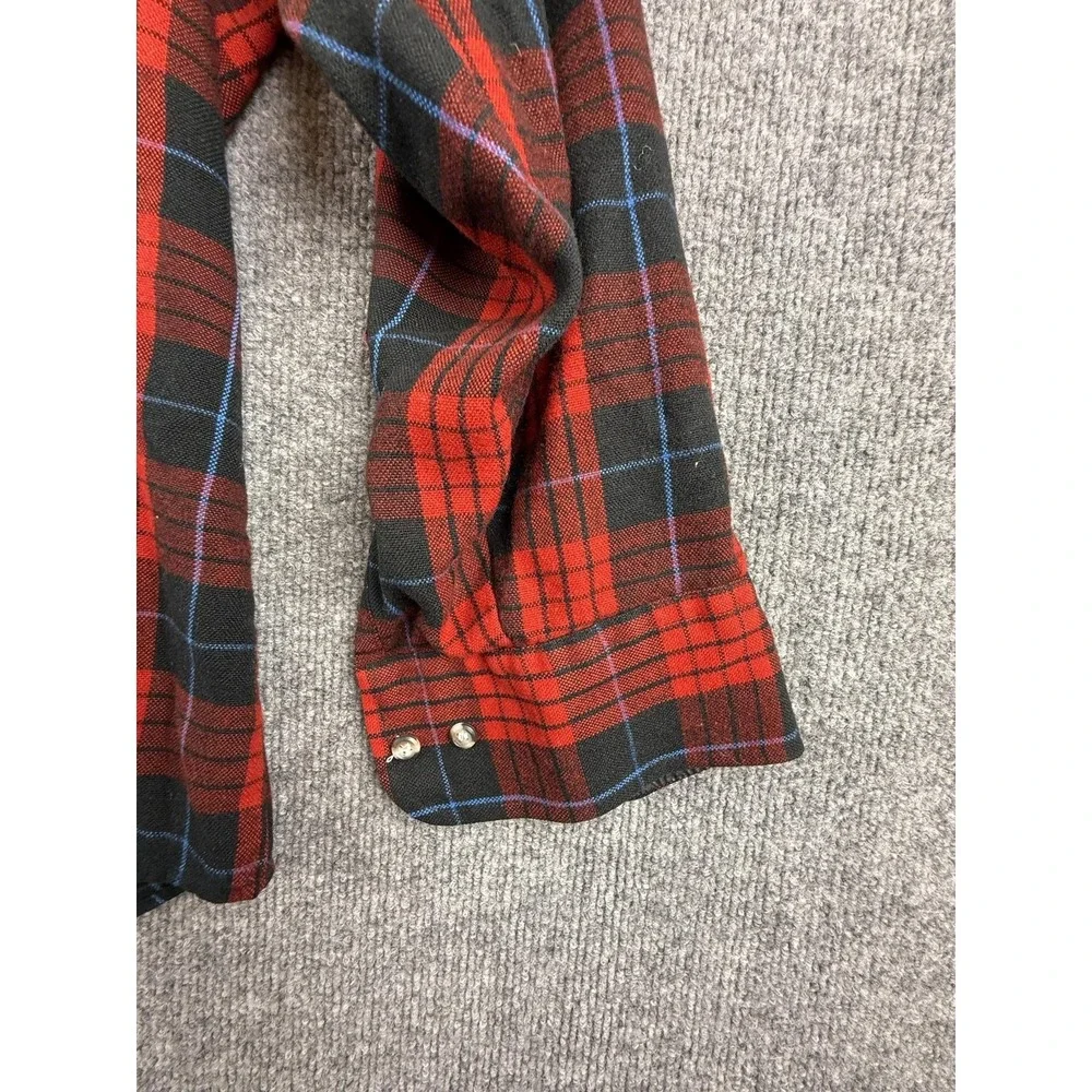 Northwest Territory Shirt Mens XL Red Plaid Flannel‎ Lined Long Sleeve Casual